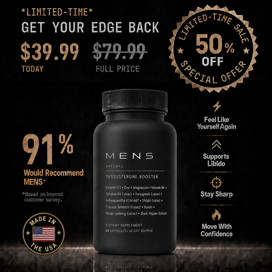 Mens Natural Testosterone Booster