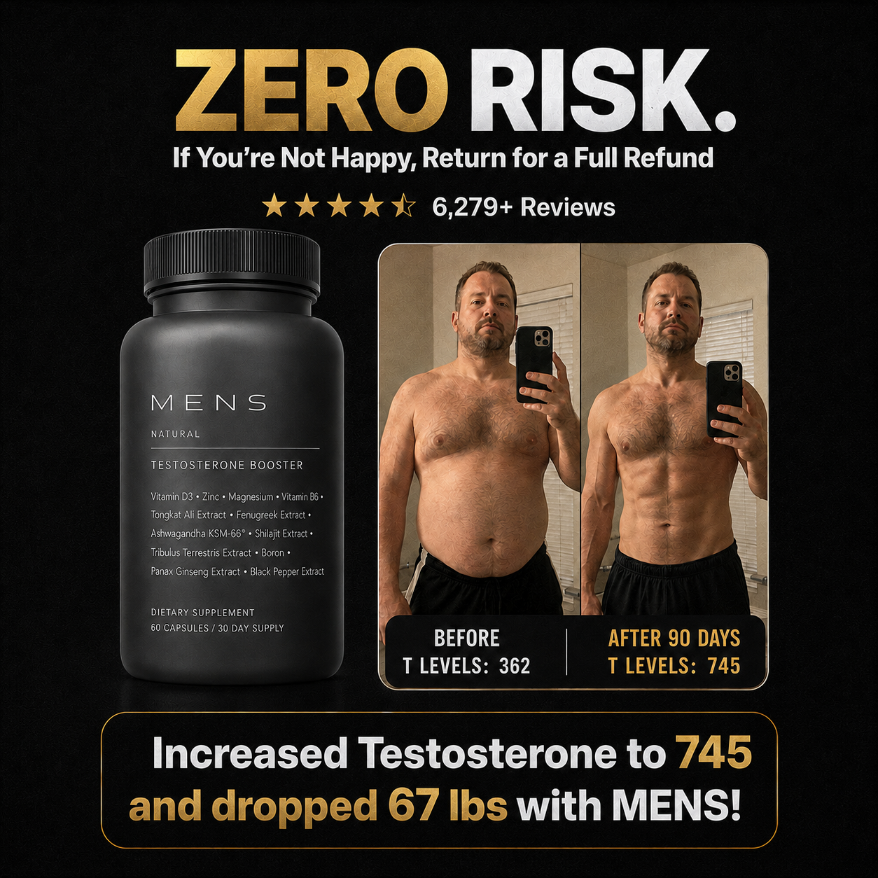 Mens Natural Testosterone Booster