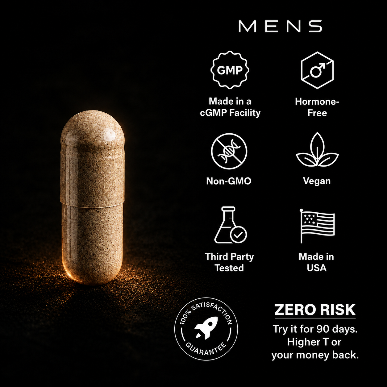 Mens Natural Testosterone Booster
