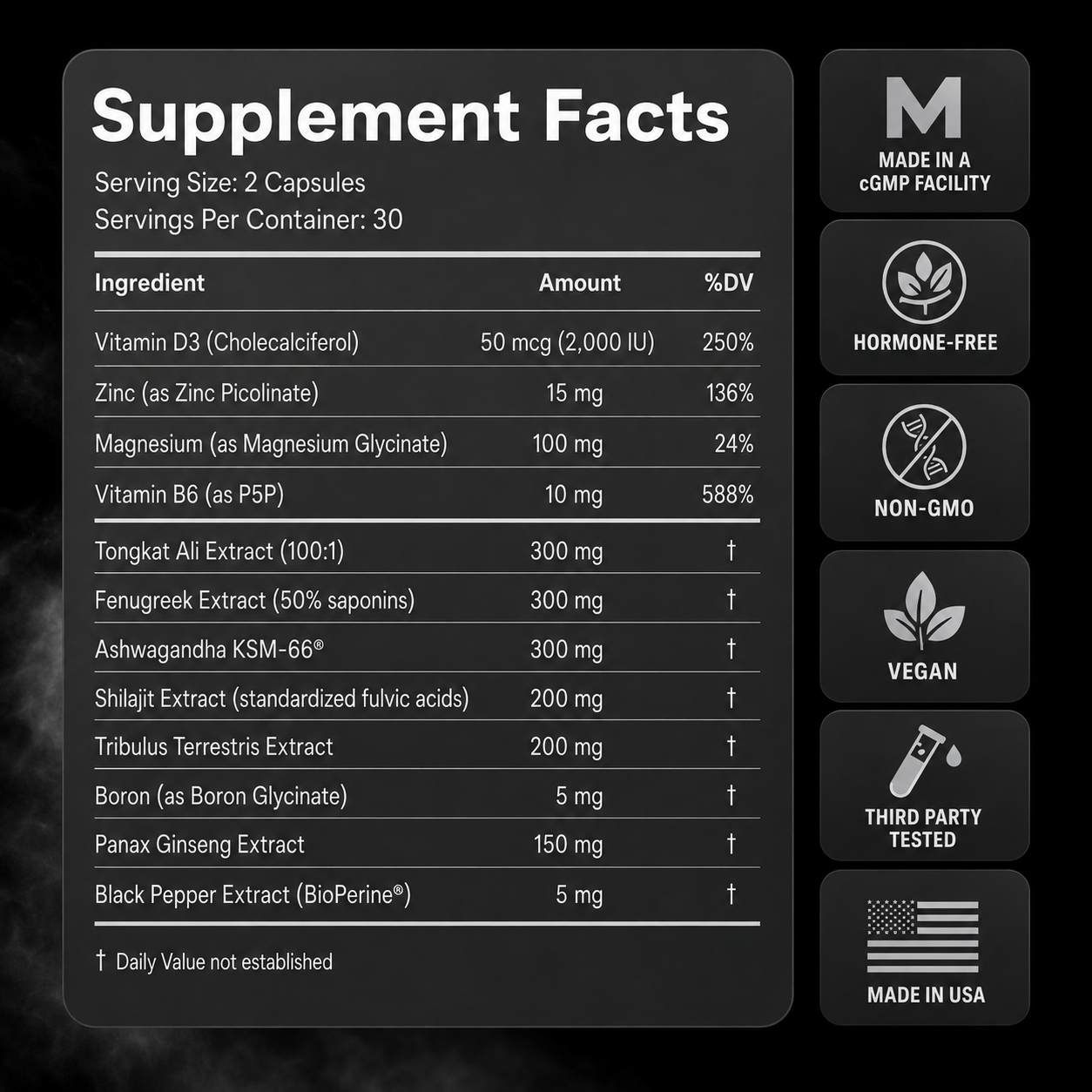 Mens Natural Testosterone Booster